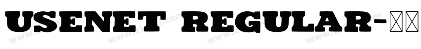 Usenet Regular字体转换